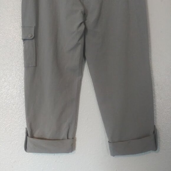 Susan Graver women's size M gray weekend crop pants - Picture 8 of 16
